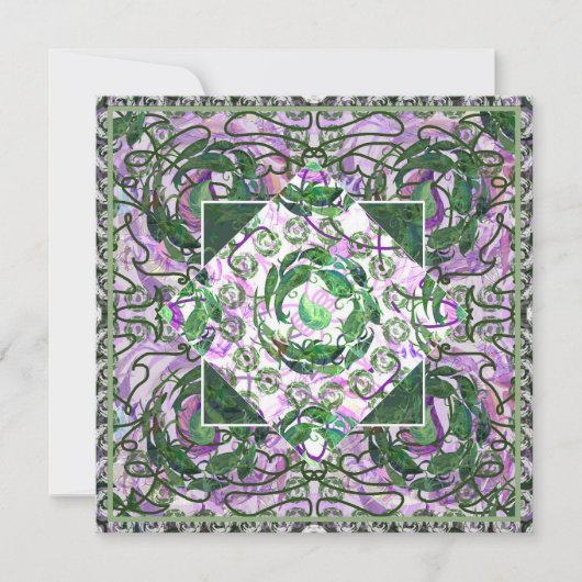 Susea Blu Studios Garden Mandela Kaart (Voorkant)