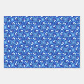 Susea Blu Studios Golfpapier met Golfmotief Inpakpapier Vel (Voorkant 3)