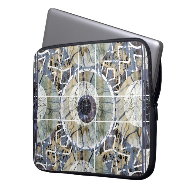 Susea Blu Studios Lightning-laptophoes Laptop Sleeve (Voorkant Links)