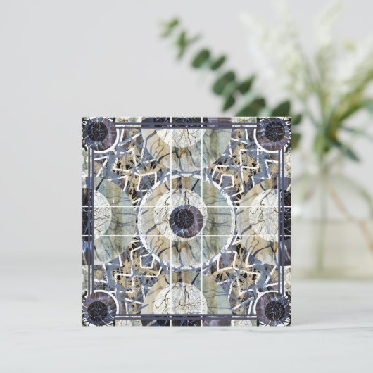 Susea Blu Studios Lightning Mandela Kaart (Staand voorkant)