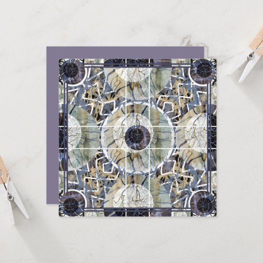 Susea Blu Studios Lightning Mandela Kaart (Voorkant / Achterkant in situ)