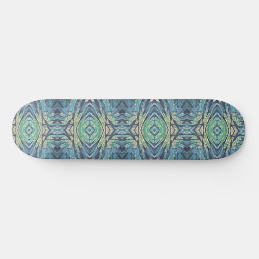 Susea Blu Studios Peacock Skateboard Deck (Horizontaal)