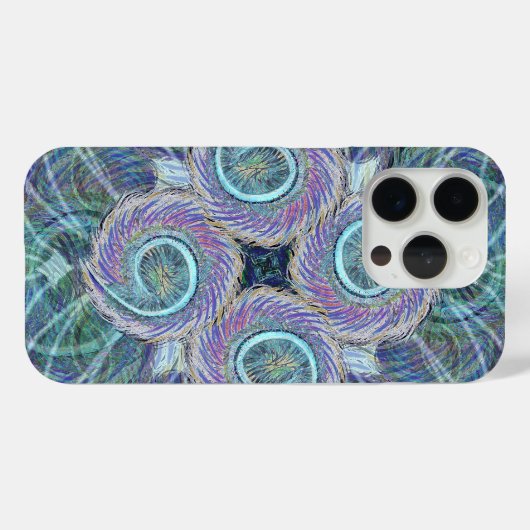 Susea Blu Studios Veer iPhone Case (Achterkant (horizontaal))