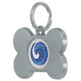 Susea Blu Studios Water Pet Tag Huisdieren Naamplaatje
