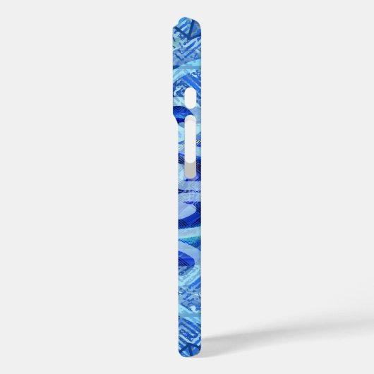 Susea Blu Studios Wave iPhone Case (Achterkant / Links)