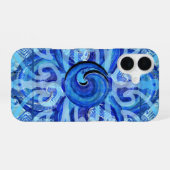 Susea Blu Studios Wave iPhone Case 16 Hoesje (Achterkant horizontaal)