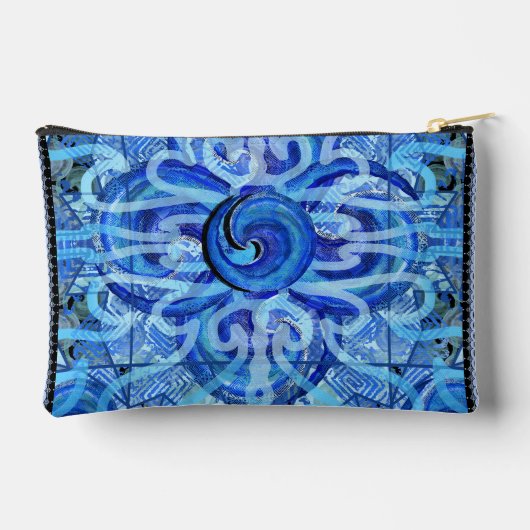 Susea Blu Studios Wave Pouch (klein) Etui (Achterkant)