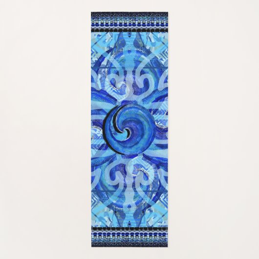 Susea Blu Studios Wave Yoga Mat (Voorkant)