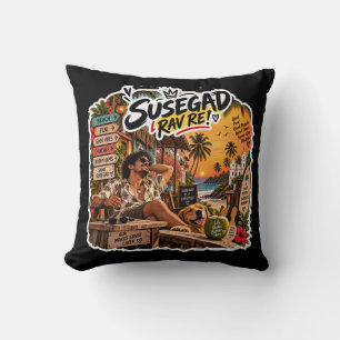 Susegad Rav Re! – Goanese Levensstijl Vibes Kussen