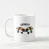 Susheep Funny Sushi Sheep Pun Koffiemok (Links)