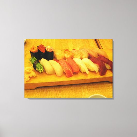 Sushi 寿司 canvas afdruk (Voorkant)