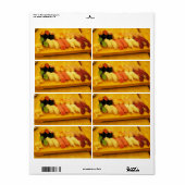 Sushi 寿司 etiket (Full Sheet)