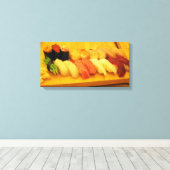 Sushi 寿 司 canvas afdruk (Insitu (Houten vloer))