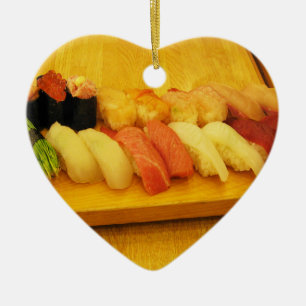 Sushi 寿 司 keramisch ornament