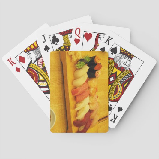 Sushi 寿 司 pokerkaarten (Achterkant)