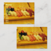 Sushi 寿 司 visitekaartje (Voorkant / Achterkant)