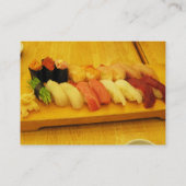 Sushi 寿 司 visitekaartje (Achterkant)