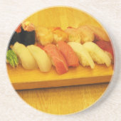 Sushi 寿 司 zandsteen onderzetter (Voorkant)