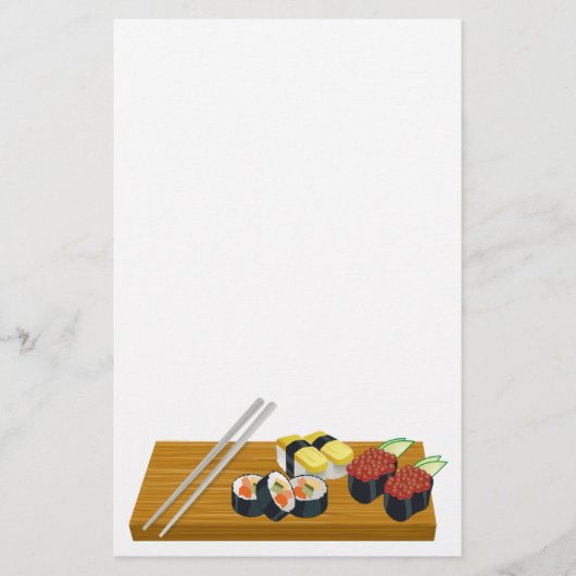 Sushi-1 Stationery Briefpapier (Voorkant)