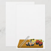 Sushi-1 Stationery Briefpapier (Voorkant / Achterkant)