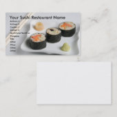 Sushi 1 Visitekaartje (Voorkant / Achterkant)