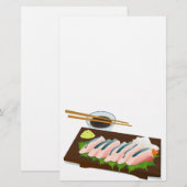 Sushi-2 Stationery Briefpapier (Voorkant / Achterkant)