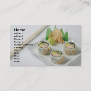 sushi 2 visitekaartje