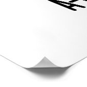 Sushi A-fish-Cionado Funny Food Fish Pun Poster (Hoek)