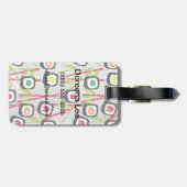 Sushi achtergrond bagagelabel (Achterkant horizontaal)