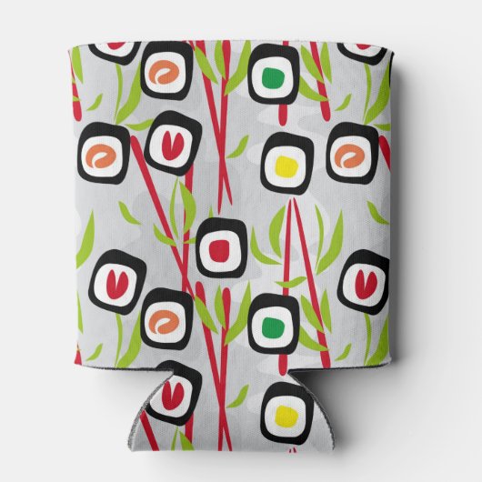 Sushi achtergrond blikjeskoeler (Achterkant)