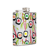 Sushi achtergrond heupfles (Rechts)