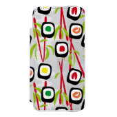 Sushi achtergrond incipio iPhone portemonnee hoesje (Voorkant Agenda)