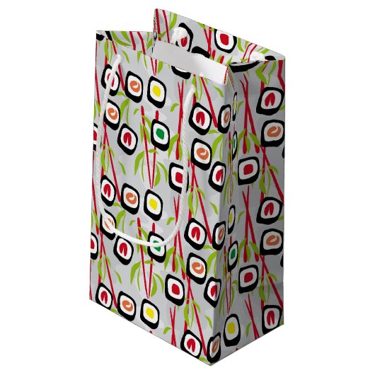 Sushi achtergrond klein cadeauzakje (Achterkant Gekanteld)