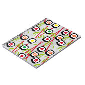 Sushi achtergrond notitieboek (Linkerzijde)
