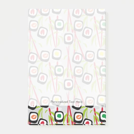 Sushi achtergrond post-it® notes (Voorkant)