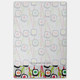 Sushi achtergrond post-it® notes