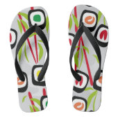 Sushi achtergrond teenslippers (Voetbed)