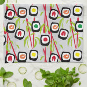 Sushi achtergrond theedoek (Gevouwen)