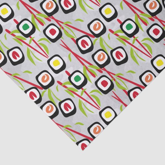 Sushi achtergrond tissuepapier (Detail)