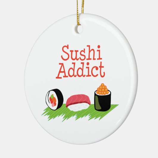 Sushi Addict Keramisch Ornament (Links)