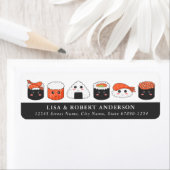 Sushi-adreslabels Etiket (Insitu)