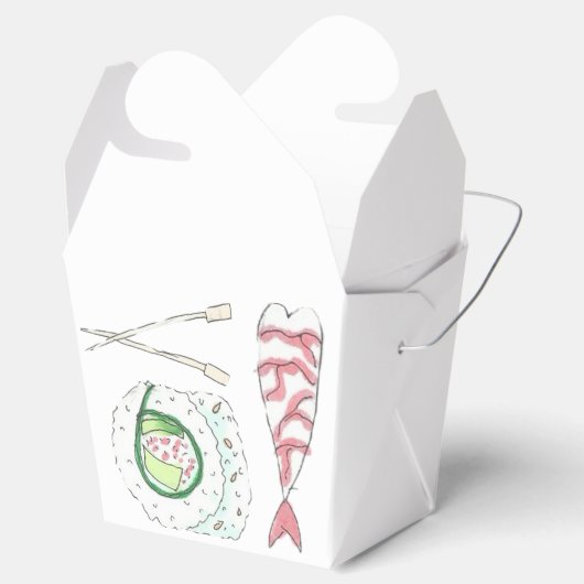 Sushi afhaaldoos bedankdoosjes (Geopend)