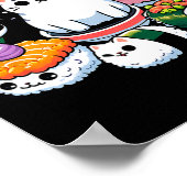 Sushi Anime Cat Sushi Lover Gift Poster (Hoek)