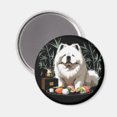 SUSHI ANYONE - Cream Chow Magneet (Voorkant / Achterkant)