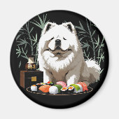 SUSHI ANYONE - Cream Chow Magneet (Voorkant)