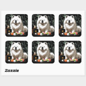 SUSHI ANYONE - Cream Chow Vierkante Sticker (Vel)