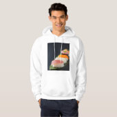 Sushi art on a leaf | A piece of clothing that exu Hoodie (Voorkant volledig)