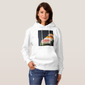 Sushi art on a leaf hoodie (Voorkant volledig)