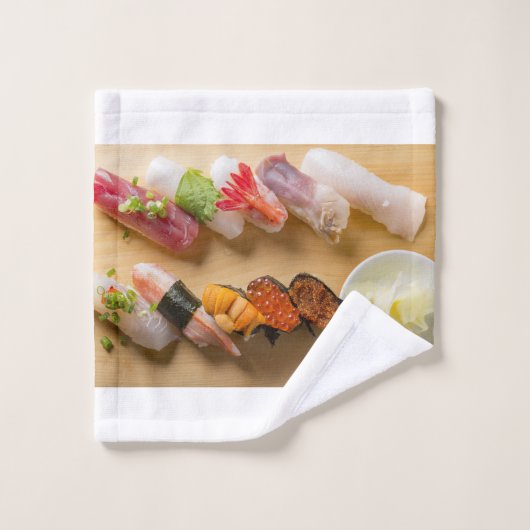 Sushi Art Towel Set – Fresh Japanese Flavor Bad Handdoek (Wasdoekje)