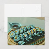  Sushi Artwork Briefkaart (Voorkant / Achterkant)